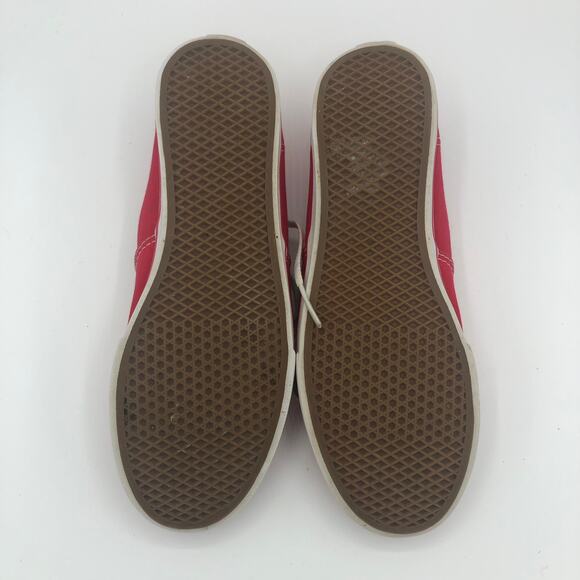 VANS Authentic Red Classic Unisex Canvas Shoes | Men's Size 6.5/Women's Size 8 - Picture 6 of 9
